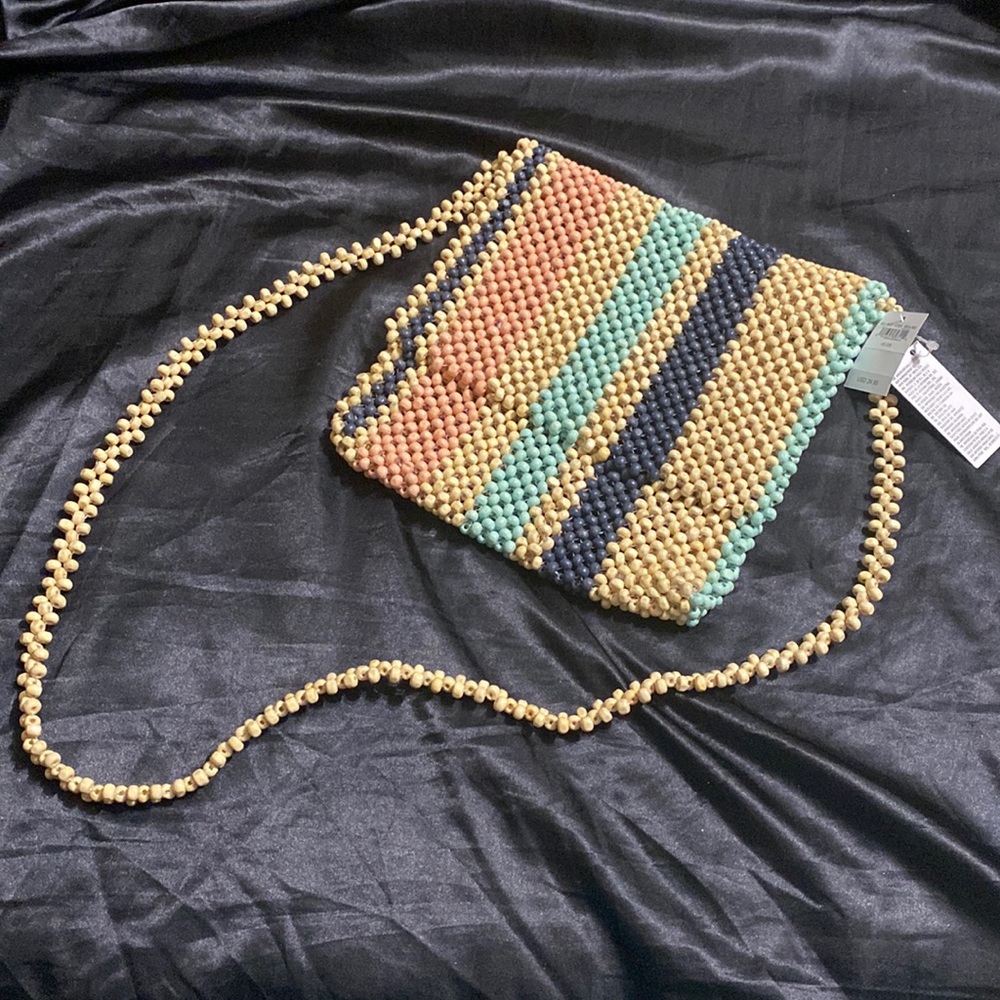 Beaded Crochet Crossbody